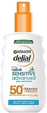Sonnenschutzspray für Kinder - Garnier Delial Kids Sensitive Advanced Spray SPF50+ Ceramide Protect — Bild N1