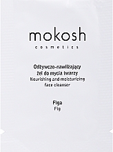 Pflegendes und feuchtigkeitsspendendes Waschgel Feige - Mokosh Cosmetics Nourishing Moisturizing Face Cleansing Gel Fig (Probe)  — Bild N1