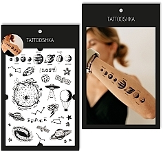 Düfte, Parfümerie und Kosmetik Temporäres Tattoo Weltraumboom - Tattooshka
