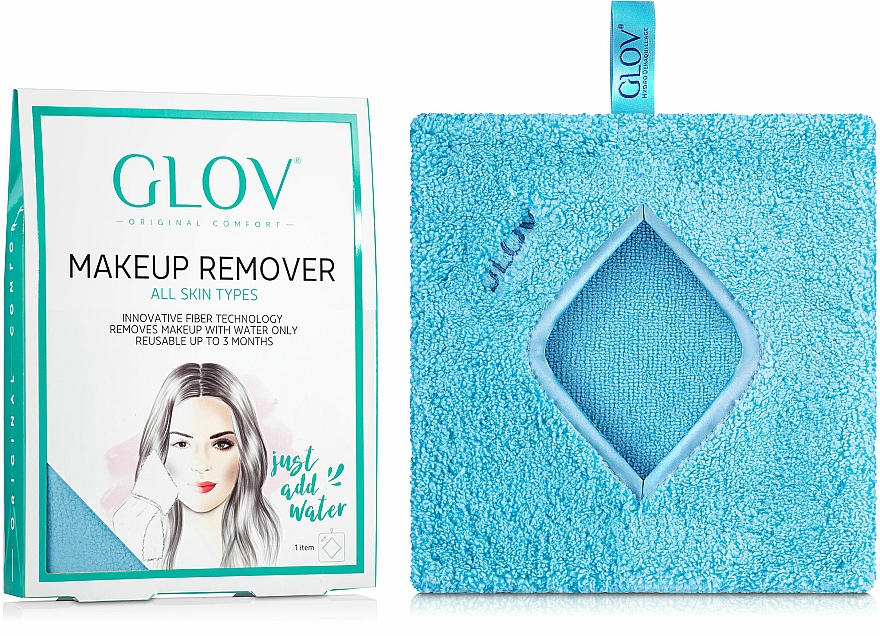 Handschuh zum Abschminken - Glov Comfort Hydro Demaquillage Gloves Bouncy Blue — Bild N1