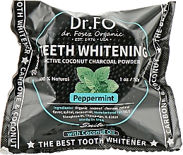 Düfte, Parfümerie und Kosmetik Schwarzes Zahnpulver mit Kokos - Dr.Fosez Teeth Whitening