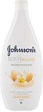 Düfte, Parfümerie und Kosmetik Pflegender Badeschaum mit Mandelöl und Jasminduft - Johnson's Soft & Nourish
