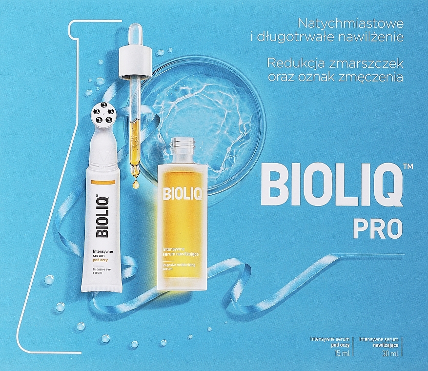 Gesichtspflegeset - Bioliq Pro Set (Gesichtsserum 30ml + Augenserum 15ml) — Foto N1