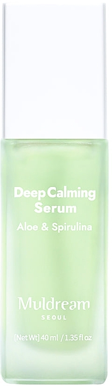 Beruhigendes Serum für empfindliche und fettige Haut - Muldream Deep Calming Serum Aloe & Spirulina — Bild N1