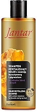 Shampoo mit Amber-Essenz für blondes und graues Haar  - Farmona Jantar Color Revitalizing Shampoo  — Bild N1