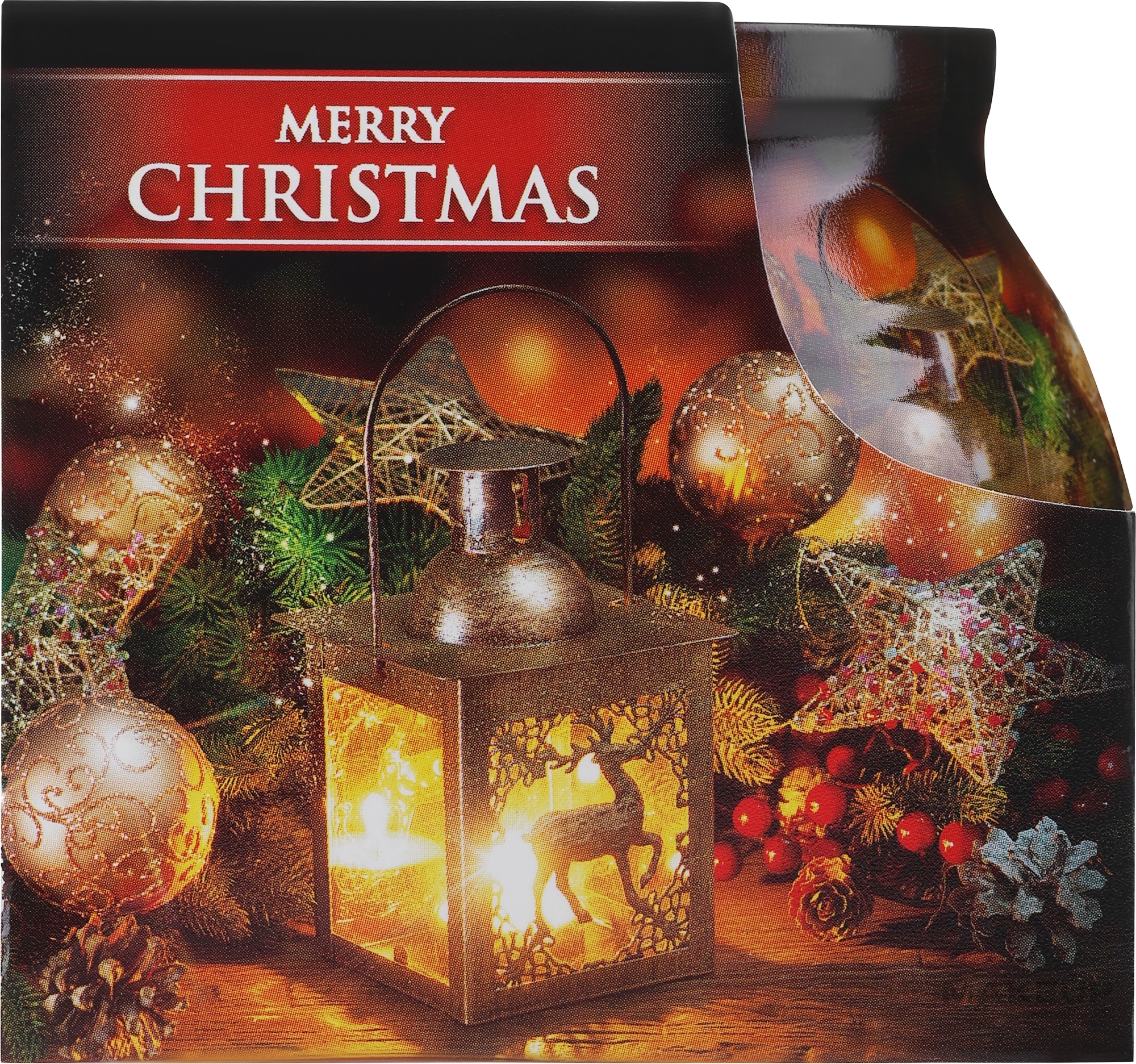 Kerze im Glasdeckel - Admit Candle In Glass Cover Christmas Lantern — Bild 80 g