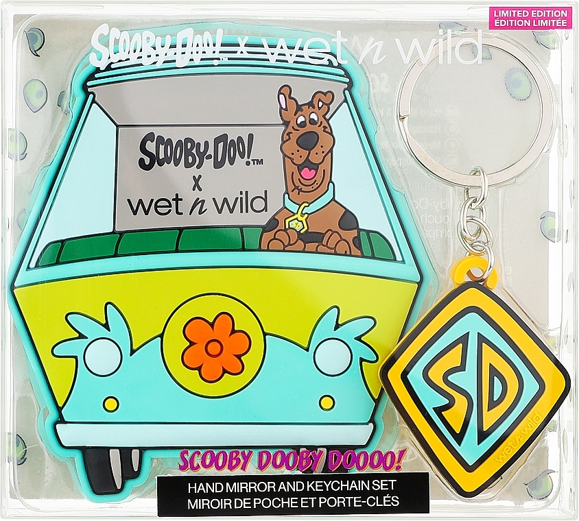 Set - Wet N Wild x Scooby Doo Scooby Dooby Doooo! Hand Mirror and Keychain Set (Spiegel 1 St. + Schlüsselanhänger 1 St.) — Bild N1