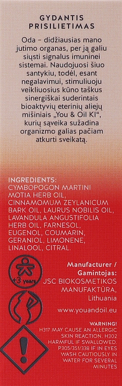 Bioaktive ätherische Ölmischung gegen Nagelpilz - You & Oil KI-Nail Fungus Touch Of Welness Essential Oil — Foto N3