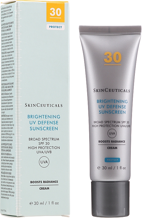 Sonnenschutzcreme für Gesicht mit Mexoryl und LSF 30 - SkinCeuticals Bright UV Defense SPF30 — Bild N2