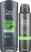 Set - Dove Men + Care Self Care + Gift Set Extra Fresh (deo/150ml + sh/gel/400ml) — Bild N2