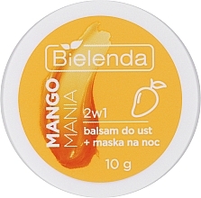 Düfte, Parfümerie und Kosmetik Lippenbalsam-Maske Mango-Manie - Bielenda Lip Care Sleeping Mask