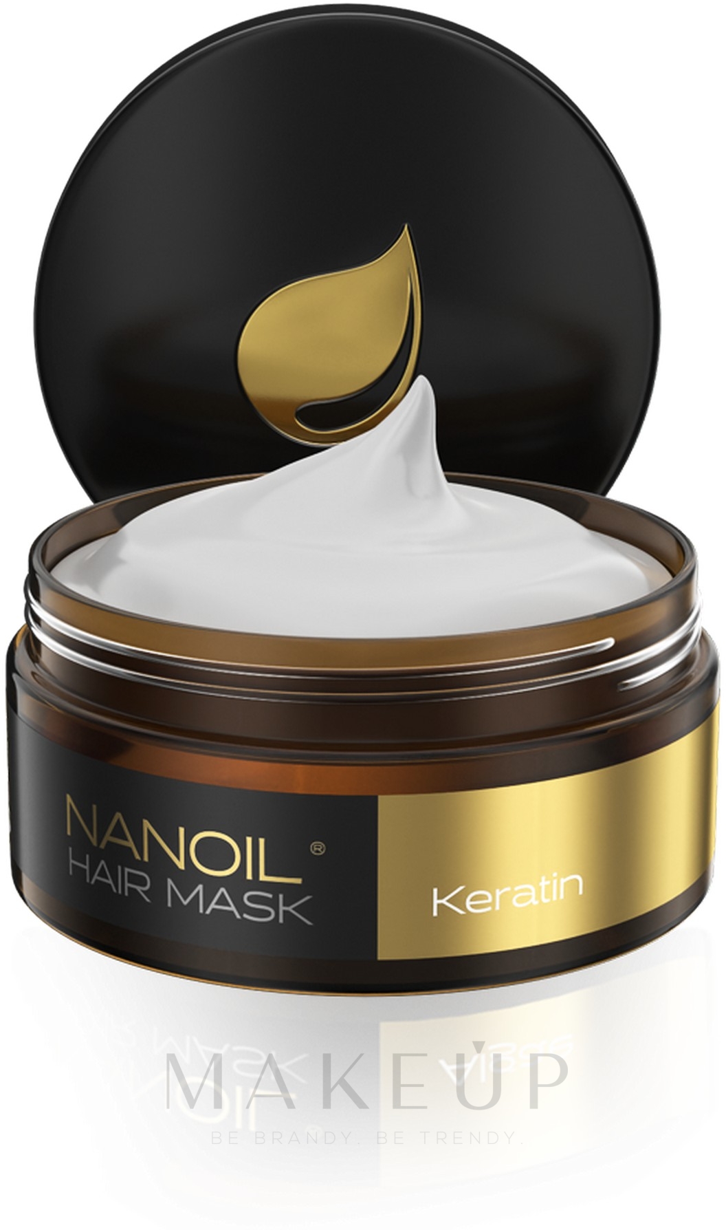 Regenerierende Haarmaske mit Keratin für schwaches und strapaziertes Haar - Nanoil Keratin Hair Mask — Foto 300 ml