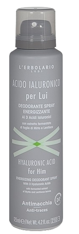 Deospray für Männer mit Hyaluronsäure - L'Erbolario Energizing Deodorant Spray  — Bild N1