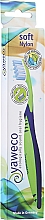 Düfte, Parfümerie und Kosmetik Zahnbürste weich blau-grün - Yaweco Toothbrush Nylon Soft