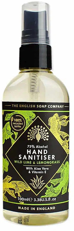 Handdesinfektionsmittel Wilde Limette und Zitronengras - The English Soap Company Radiant Collection Wild Lime & Lemongrass Hand Sanitiser — Bild N1