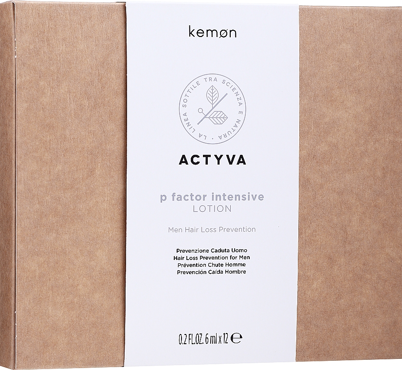 Haarlotion gegen Haarausfall - Kemon Actyva P Factor Lotion Uomo Intensive — Bild N1