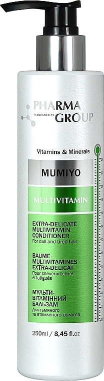 Haarbalsam mit Multivitaminen - Pharma Group Laboratories Multivitamin + Moomiyo Conditioner — Bild N1