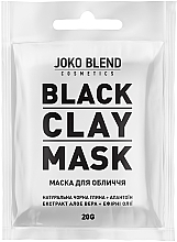 Gesichtsmaske aus schwarzem Ton - Joko Blend Black Clay Mask — Bild N1