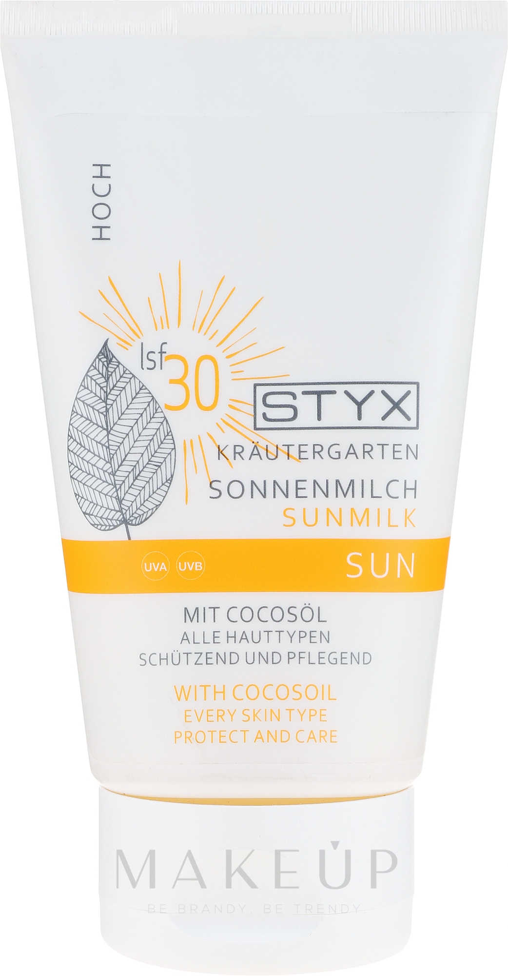 Schützende und pflegende Sonnenmilch mit Kokosöl SPF 30 - Styx Naturcosmetic Sun SPF 30 — Bild 150 ml