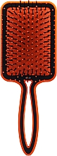Massage-Haarbürste rechteckig orange - Titania — Bild N1