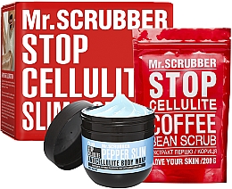 Körperpflegeset - Mr.Scrubber Stop Cellulite Cold Pepper Slim (Creme 250g + Körperpeeling 200g) — Bild N1