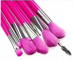 Make-up-Pinsel-Set 10-tlg. neonpink - Beauty Design — Bild N4