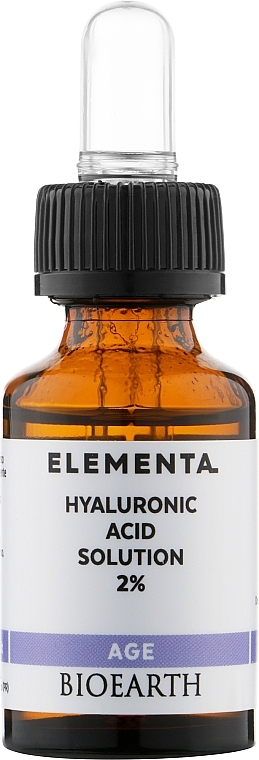 Serum Hyaluronsäure 2 % - Bioearth Elementa AGE Hyaluronic Acid 2%  — Bild N3