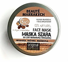 Düfte, Parfümerie und Kosmetik Graue Naturmaske für normale Haut - Beaute Marrakech Face Mask