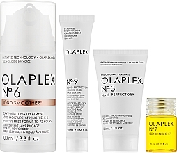 Set - Olaplex Smooth Your Style Hair Kit (h/elixir/30ml + h/ser/20ml + h/cr/100ml + h/oil/7.5ml) — Bild N2