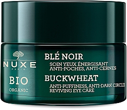 Belebende Augenpflege gegen Tränensäcke und Augenringe - Nuxe Bio Organic Anti-Puffiness Anti-Dark Circles Reviving Care — Bild N1