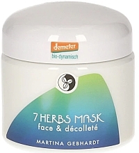 7 Kräutermaske für Gesicht und Hals - Martina Gebhardt 7 Herbs Mask Face & Decollete — Bild N1