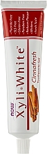 Düfte, Parfümerie und Kosmetik Fluoridfreies Zahnpasta-Gel mit Zimt - Now Foods XyliWhite Toothpaste Gel