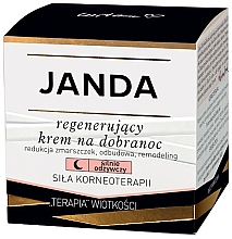 Düfte, Parfümerie und Kosmetik Intensiv nährende und regenerierende Anti-Falten Nachtcreme für das Gesicht - Janda Strong Regeneration Good Night Cream