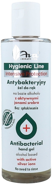 Antibakterielles Handwaschgel mit aktiven Silberionen - Ava Laboratorium Hygienic Line Hand Gel — Bild N2