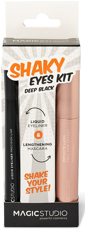 Set - Magic Studio Shaky Eyes Kit ( eye/liner/1ml + mascara/12ml) — Bild N2