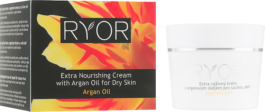 Extra nährende Gesichtscreme mit Arganöl für trockene Haut - Ryor Argan Oil Extra-nourishing Cream For Dry Skin — Bild N1