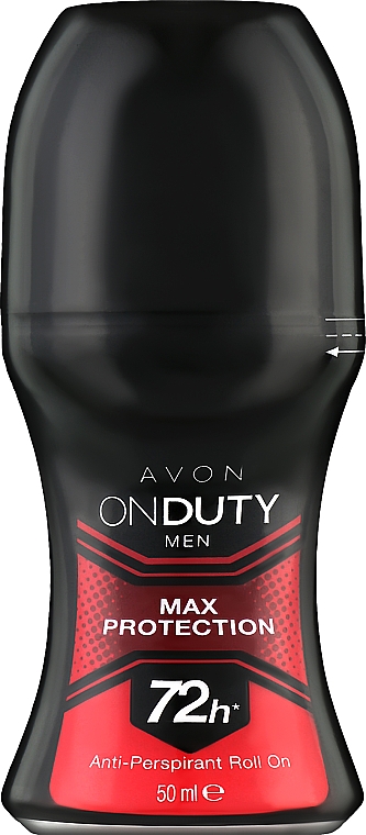 Deo Roll-on Antitranspirant - Avon On Duty Men Max Protection Deodorant Rol On 72H — Bild N1