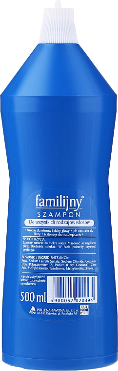 Shampoo für alle Haartypen - Pollena Savona Familijny Shampoo Blue — Bild N2