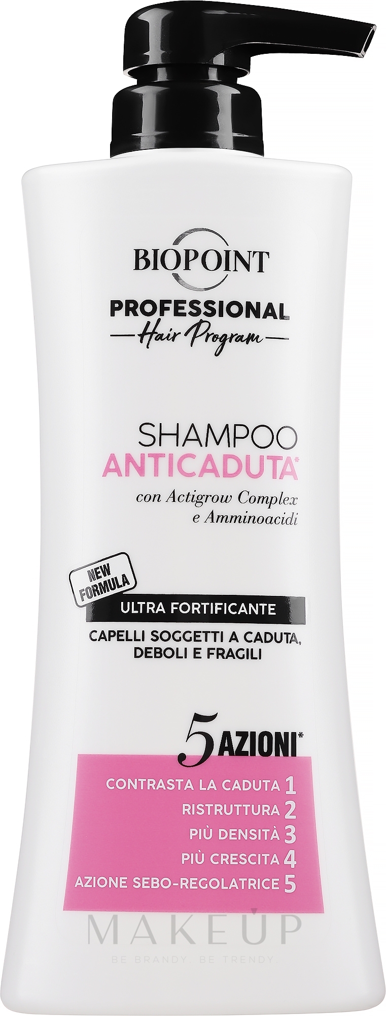 Shampoo gegen Haarausfall und Schuppen für Frauen - Biopoint Anticaduta & Antiforfora Shampoo — Bild 400 ml