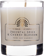 Duftkerze Orientalisches Gewürz & Kirschblüte - The English Soap Company Oriental Spice and Cherry Blossom Candle — Bild N1