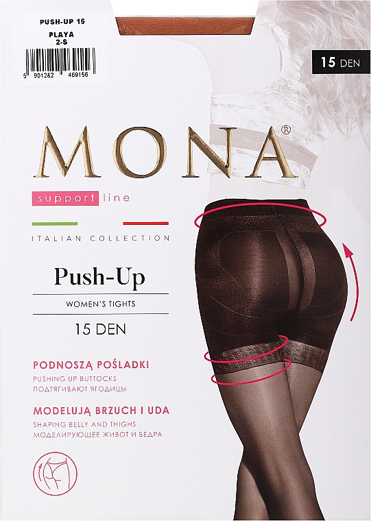 Strumpfhose für Damen Push-Up 15 Den playa - MONA — Bild N1