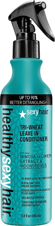 Entwirr-Spray für trockenes und strapaziertes Haar - SexyHair Healthy Sexy Hair Tri-Wheat Leave-In Conditioner — Bild N1