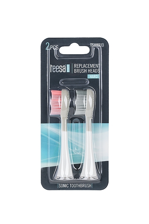 Schall-Zahnbürstenkopf hart - Teesa Replacement Brush Heads	 — Bild N2