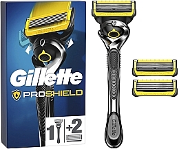 Rasierer - Gillette Proshield Razor + 3 Razor Blades — Bild N2