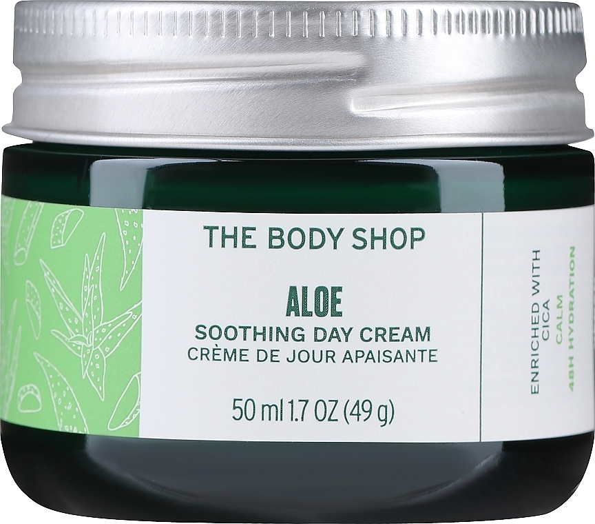 Beruhigende Tagescreme mit Aloe Vera - The Body Shop Aloe Soothing Day Cream — Bild N2