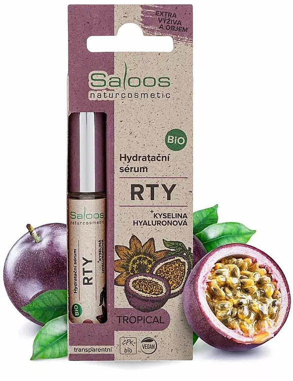 Feuchtigkeitsspendendes Lippenserum Tropical  - Saloos Bio Moisturizing Lip Serum Tropical — Bild N2