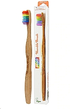 Düfte, Parfümerie und Kosmetik Bambuszahnbürste weich Regenbogen - The Humble Co. Proud Rainbow Soft Toothbrush
