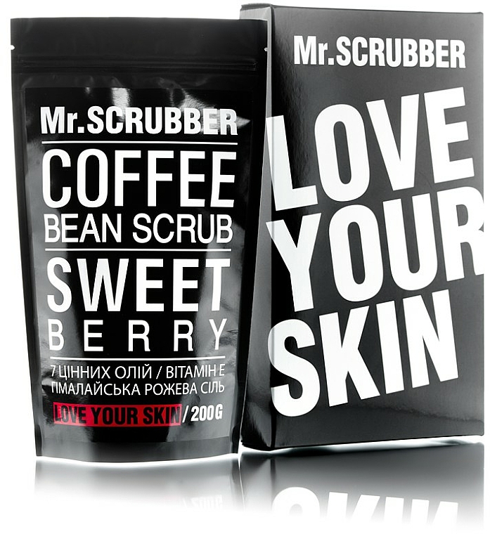 Kaffeepeeling für Gesicht und Körper - Mr.Scrubber Sweet Berry Scrub — Bild N1