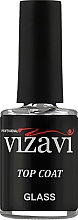 Decklack für Nagellack - Vizavi Professional Top Coat Glass — Bild N1