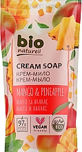 Düfte, Parfümerie und Kosmetik Creme-Seife Mango und Ananas - Bio Naturell Creamy Soap Mango & Pineapple (Doypack) 